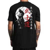 japan samurai spirit t shirts japanese style back print eu size 100 cotton tops t shirt male gifts tee
