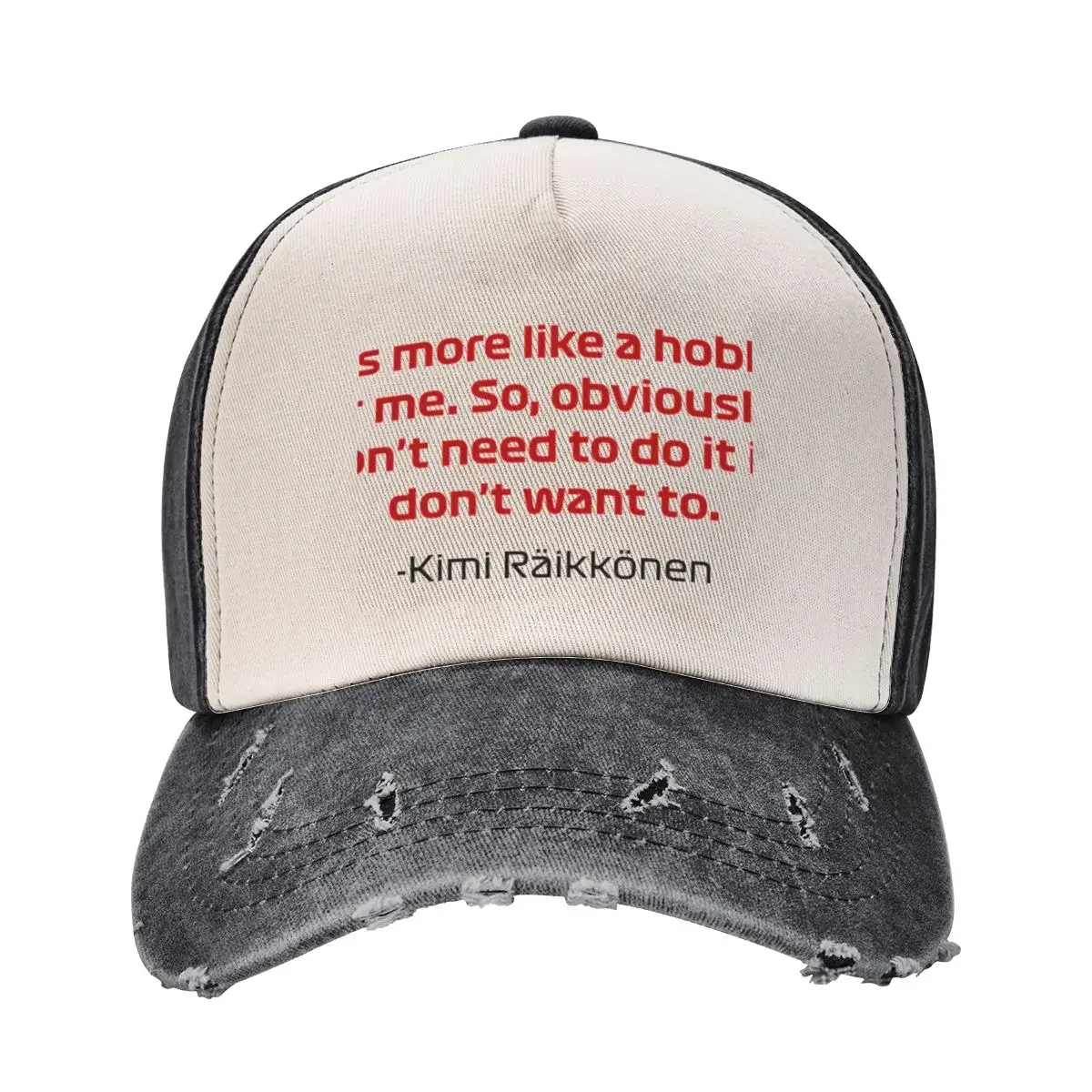 Kimi R?ikk?nen It more like a hobby for me полная цитата Бейсбольная кепка Wild Ball Hat dad hat Каска Кепки