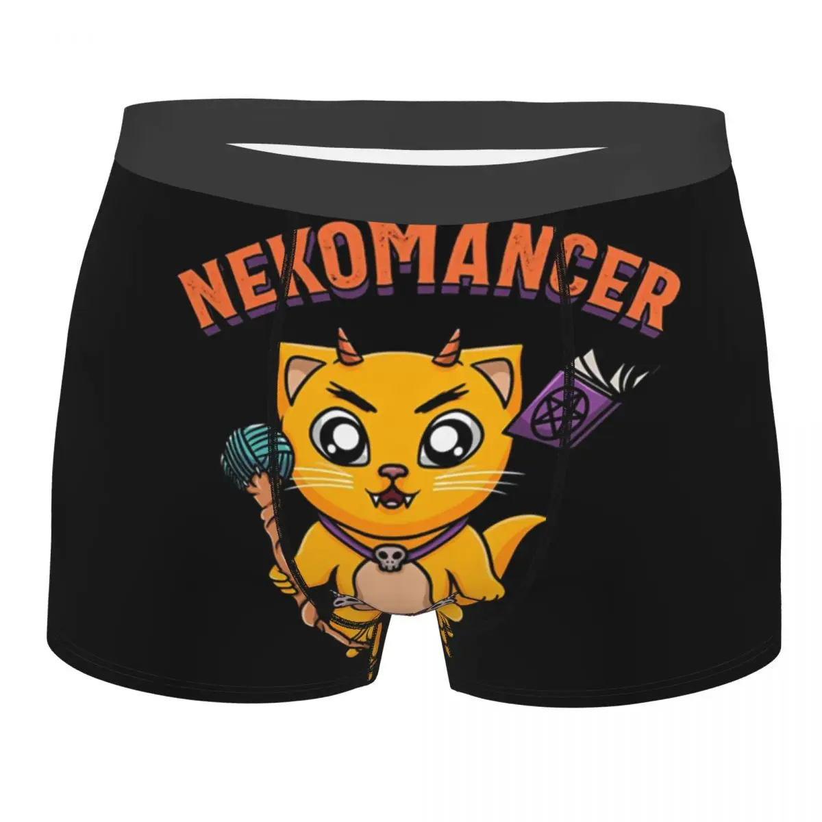 

Nekomanger Neko Mancer нижнее белье для мужчин сексуальный принт на заказ Аниме ведьма Кот боксеры шорты трусы