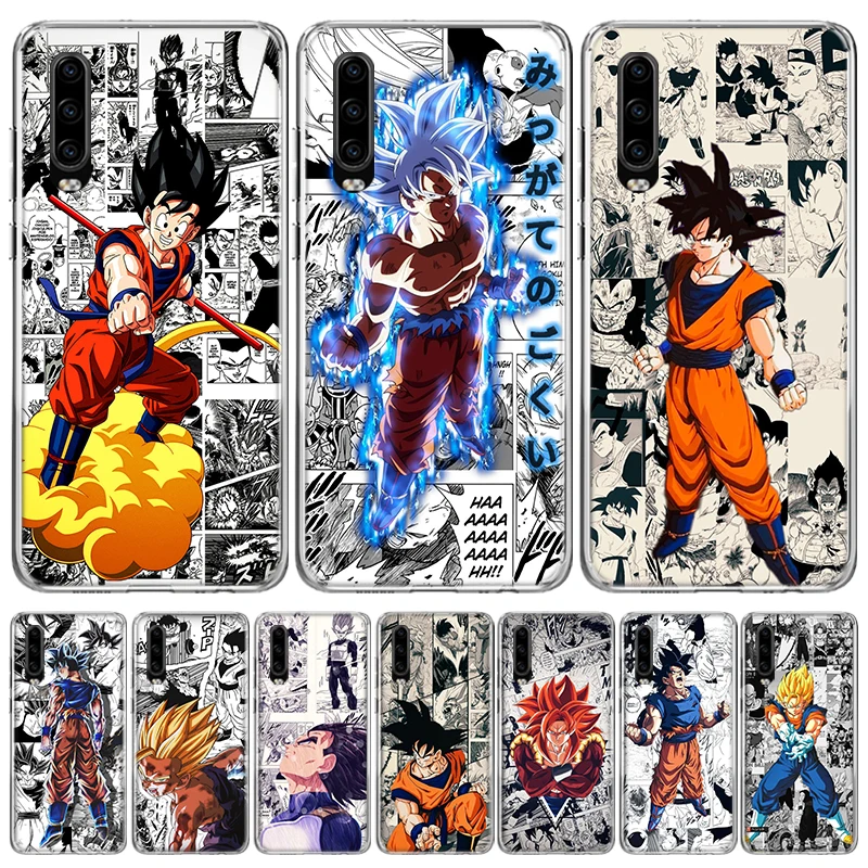 

Anime Dragon Ball Manga For Huawei P30 Lite P20 Pro P10 P40 P50 Mate 20 30 10 40 Phone Case Soft Colorfu Print Cover Fundas Capa