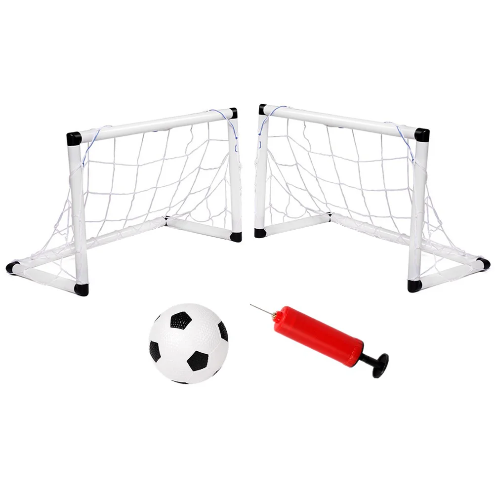 

Youth Soccer Goals with Soccer and Pump Portable Goals with Nets and with Pump Kids Activity Practice Size Travel Children