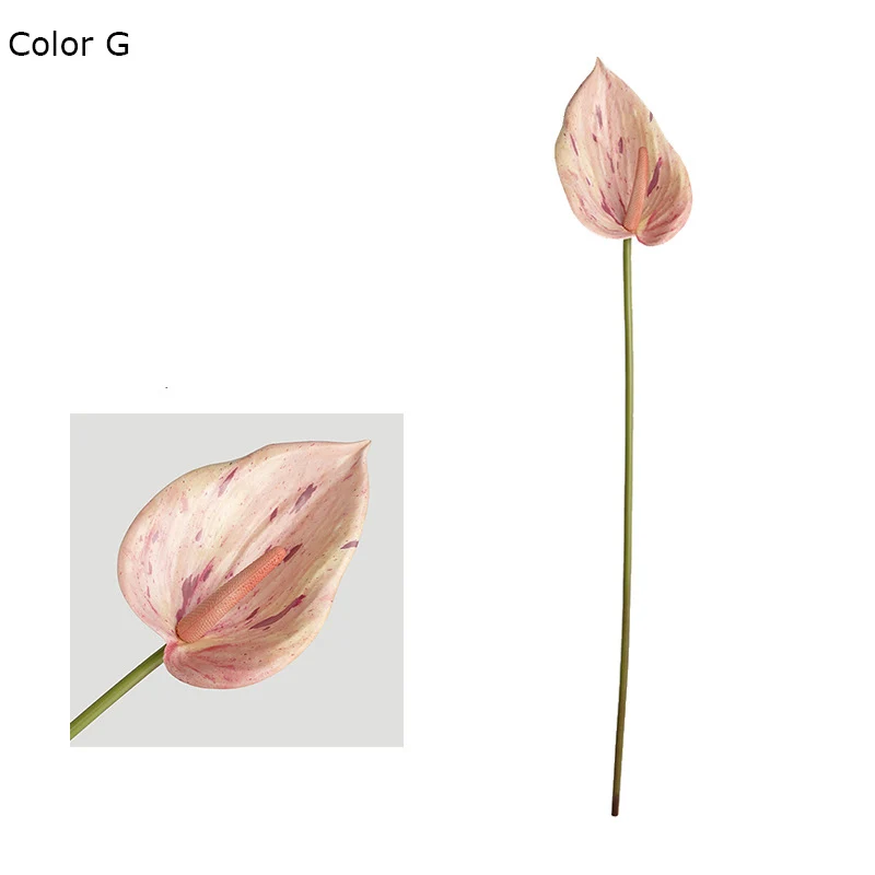 

Искусственные цветы антуриум красный