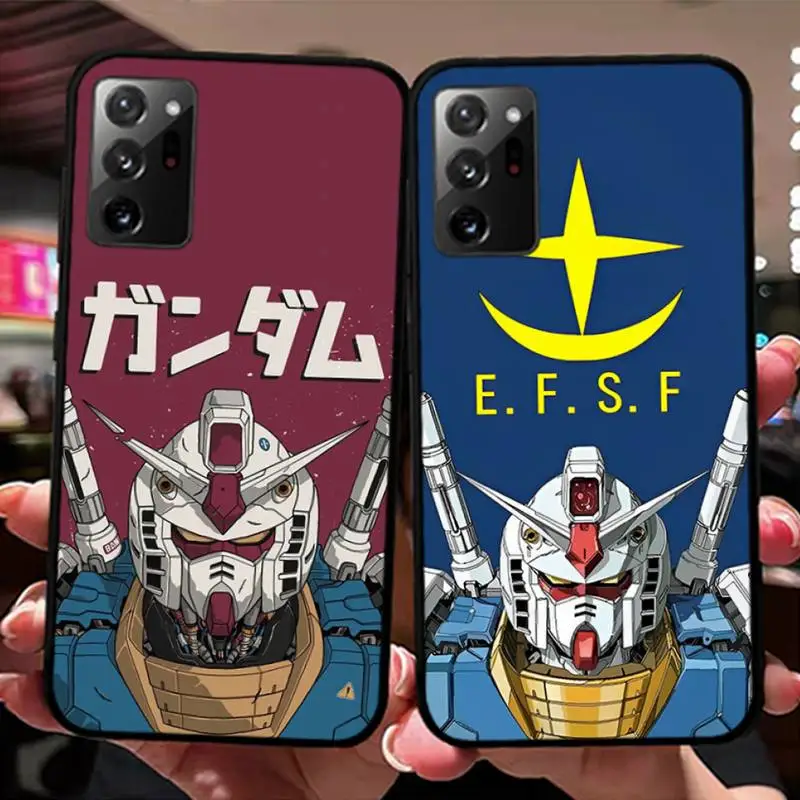 

G-Gundam Mechas Shockproof Phone Case for Samsung Note 5 7 8 9 10 20 pro plus lite ultra A21 12 72