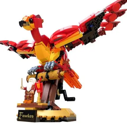 

2021 New Harris Forbidden Forest Umbridge's Encounter Tower 4 Privet Drive Attack on The Burrow Hedwig Building Blocks Toys