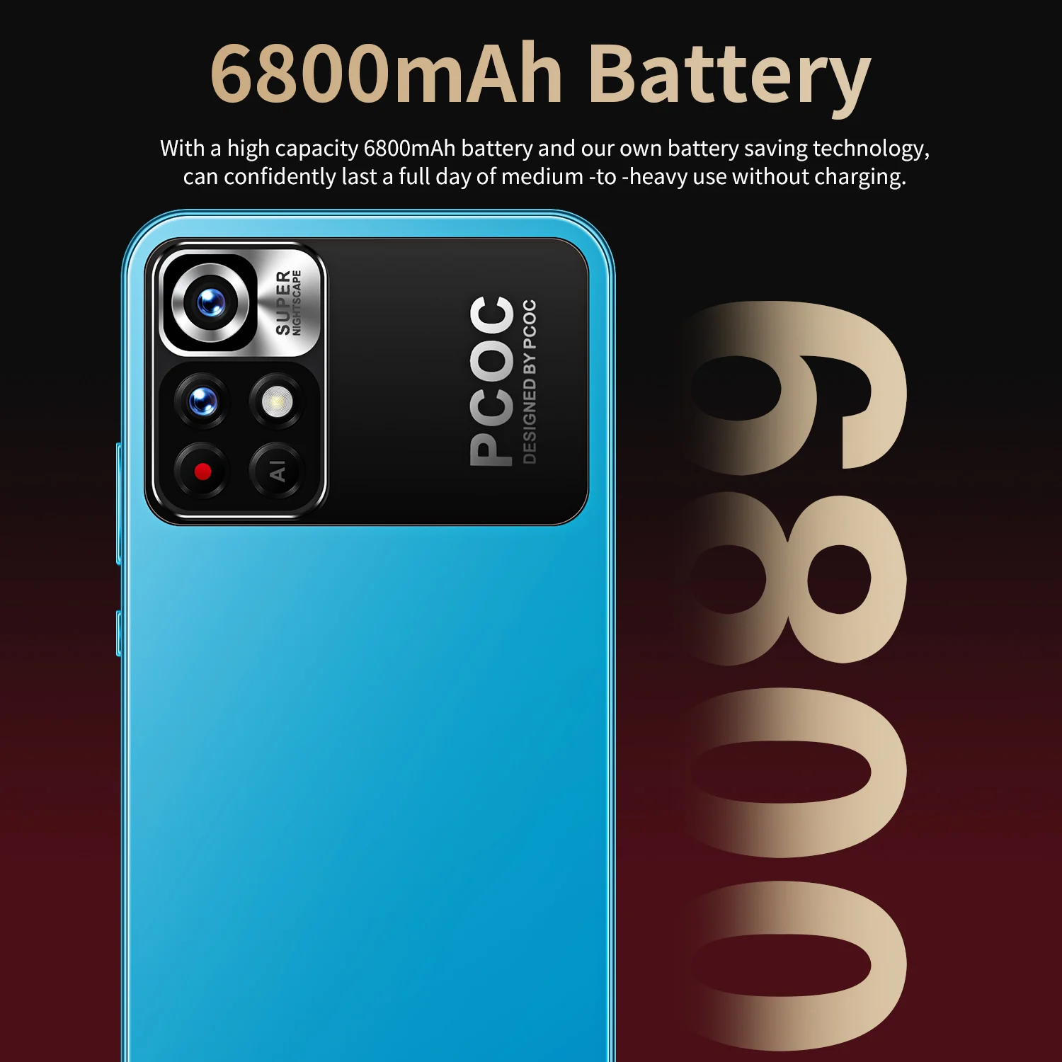 Оригинальный смартфон Mi M4 Pro Android 11 телефон с диагональю 6 7 дюйма 12 Гб + 512 ГБ