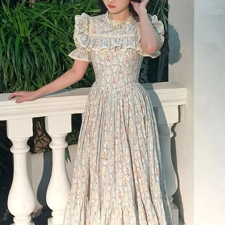 Женское облегающее платье макси с цветочным рисунком