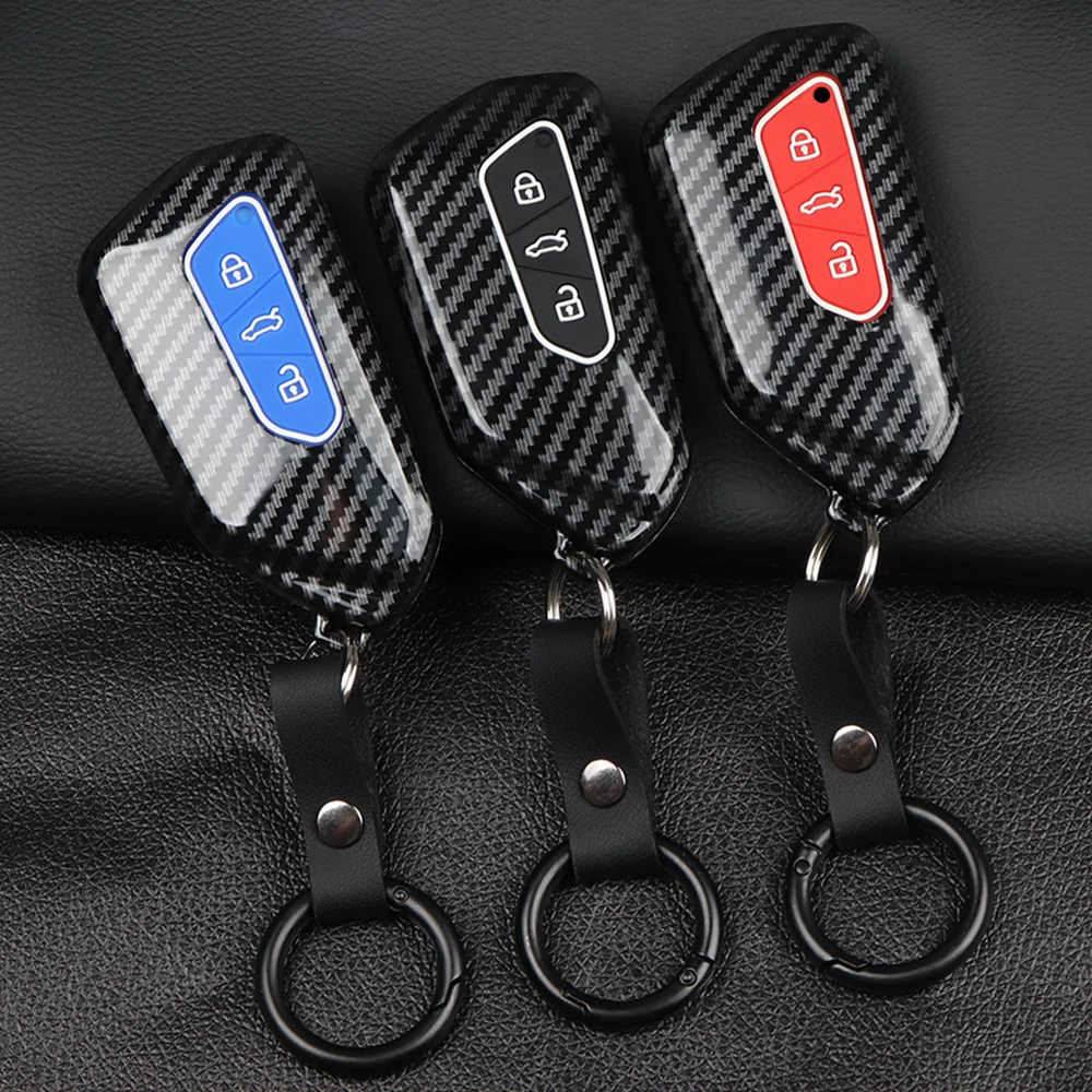 

Чехол для автомобильного ключа VW Volkswagen Golf 8 MK8 ID.3 ID.4 для Skoda Octavia 4 A8 Seat Leon MK4 Cupra Formentor 2020 2021 2022