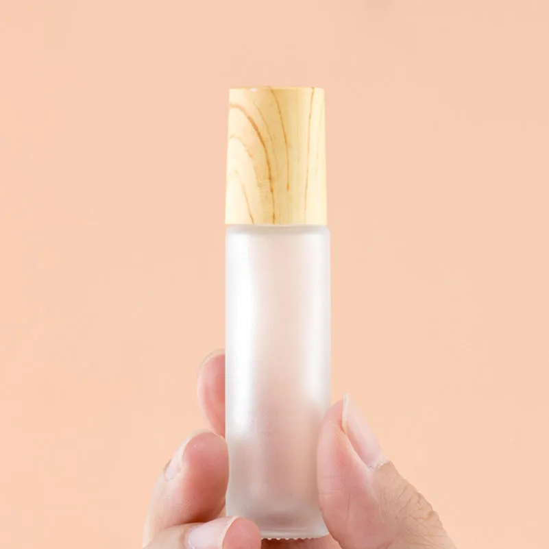 5 мл 10 матовый рулон на бутылке с роликовыми шариками из нержавеющей стали пустой