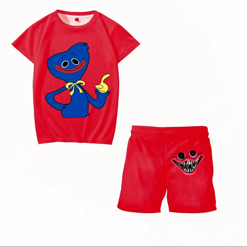 

Chamber of Secrets Game Tees Shirts Poppy Playtime T Shirt Harajuku Graphic Huggy Wuggy T-Shirt Boys Tshirt Cartoon Girls Tops