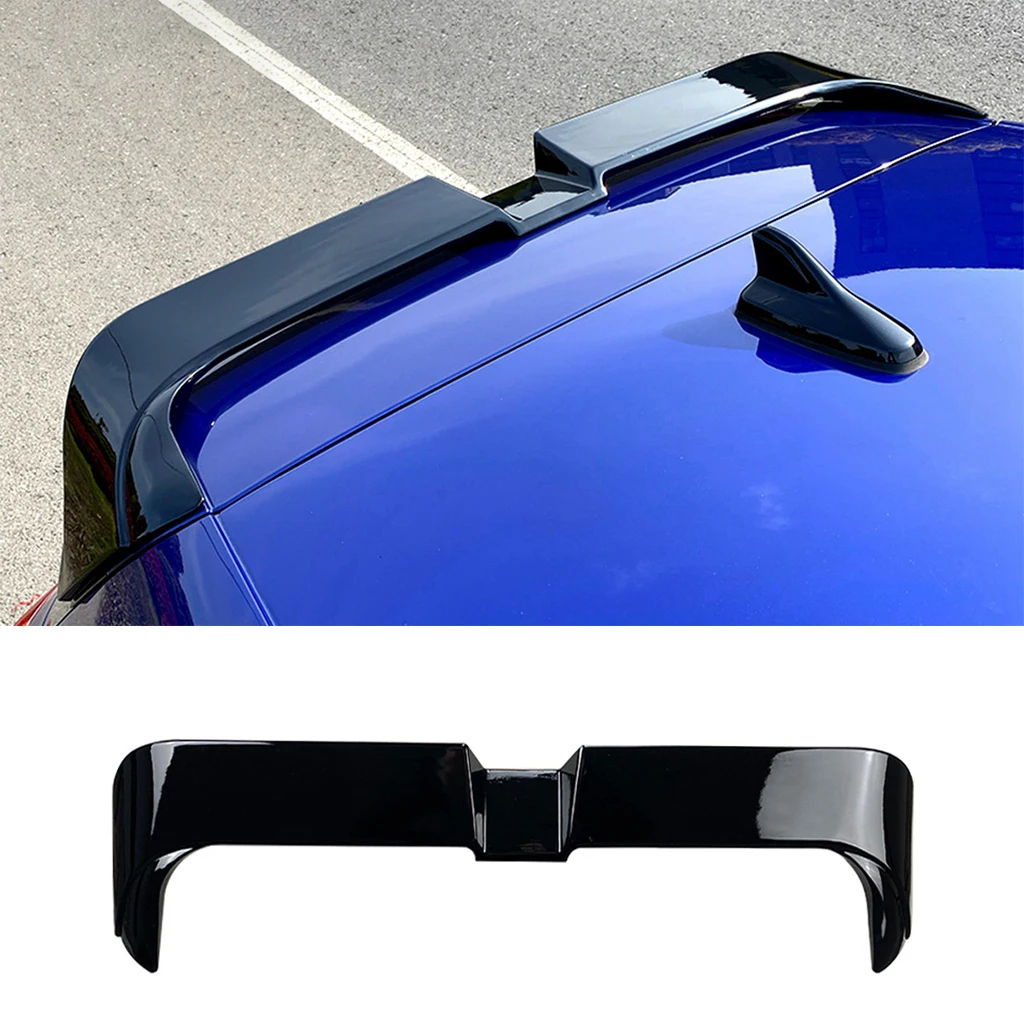 

Черный Задний спойлер для Volkswagen Golf 8 MK8 2020 2021, Автомобильный задний спойлер на крышу багажника, отделка губ, автомобильные аксессуары