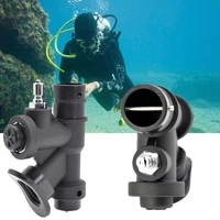 useful stainless steel compact portable bcd power inflator for outdoor diving power inflator inflation valve