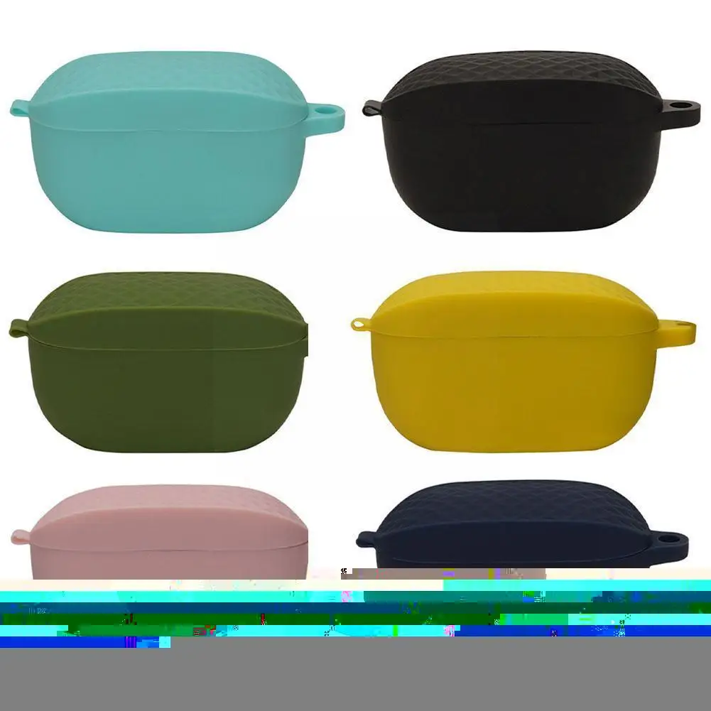 

Силиконовый портативный защитный чехол для Wave 100tws с пряжкой против потери для беспроводной волны 100 Bluetooh Headse S9w2