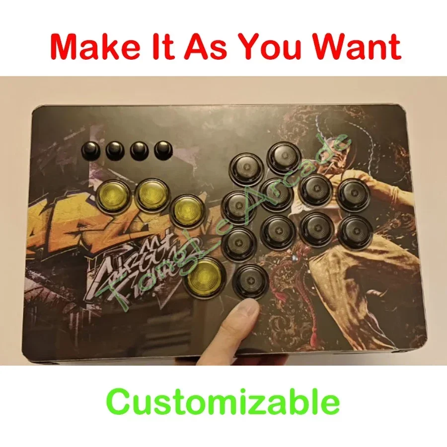 

DIY Hitbox аркадный геймпад, боевой джойстик, игровой контроллер с кнопками SANWA/пункworkshopp для ПК/PS3/PS4, переключатель Android