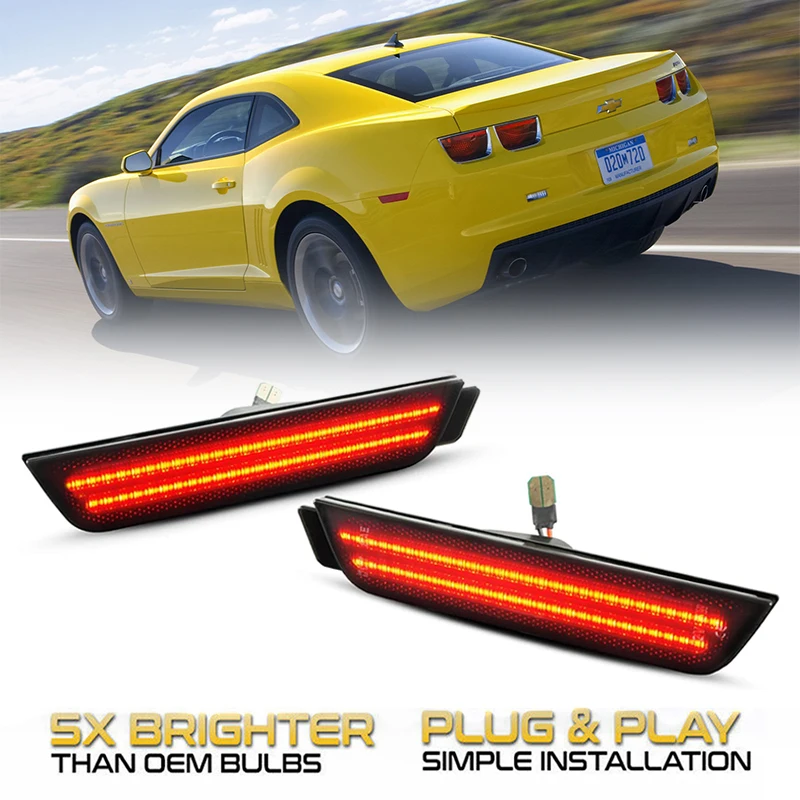 Детали для спиральных линз Chevy 2010 2011 2012 2013 2015 Camaro задних фонарей Chevrolet красный