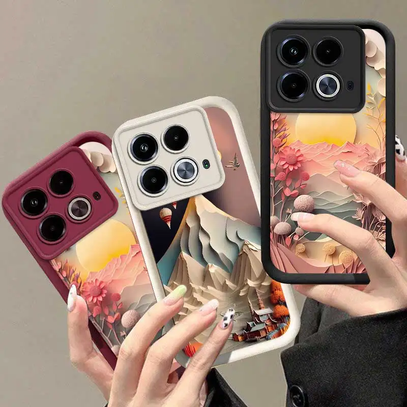Чехол для Note40 мечтательный пейзаж Небесный Глаз лестница Infinix Note 40Pro 30 30Pro 30VIP 12 12Pro
