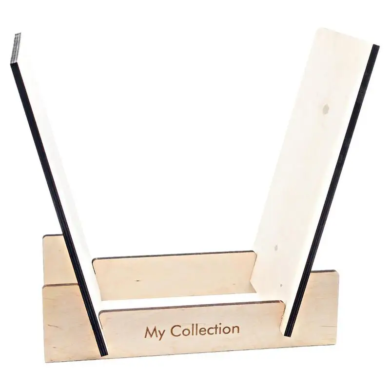 

1pcs Wood Vinyl Record Storage Holder Large Capacity Display Stands For Album Display Fashion Racks Accept Drop Shipping