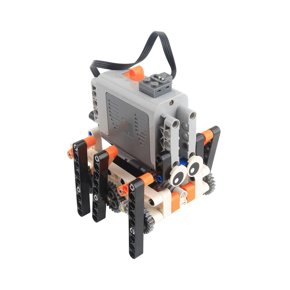 Электростроительный блок MOC 6-футовый бионический робот-паук совместимый с Legoeds