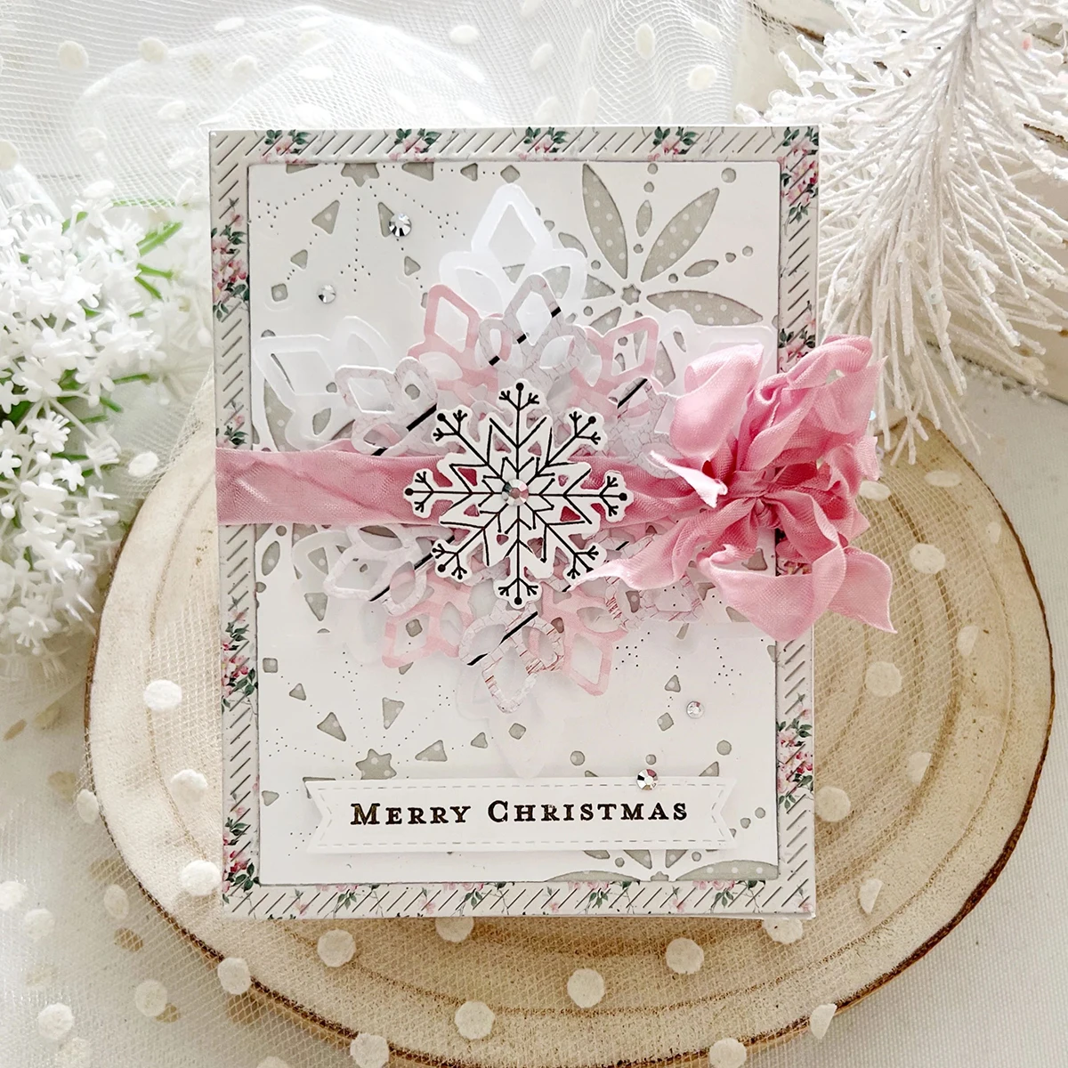 Рождественские трафареты Panalisacraft для вырезания снежинок сделай сам скрапбукинга