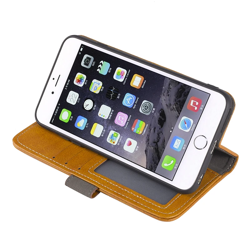 Кожаный чехол-книжка с магнитом для телефона | Мобильные телефоны и аксессуары