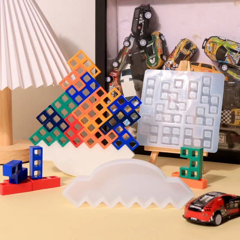 

Children's Toys Educational Mold DIY Building Block Toy Children's Educational Silicone Mold