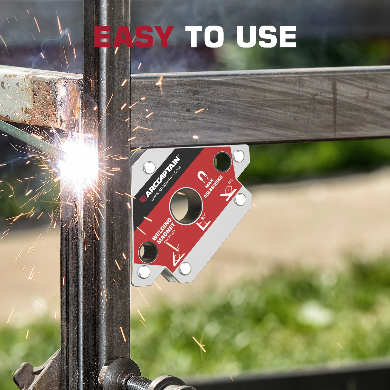 ARCCAPTAIN Сварочные магнитные сварочные держатели Угловая припойная стрелка Магнит