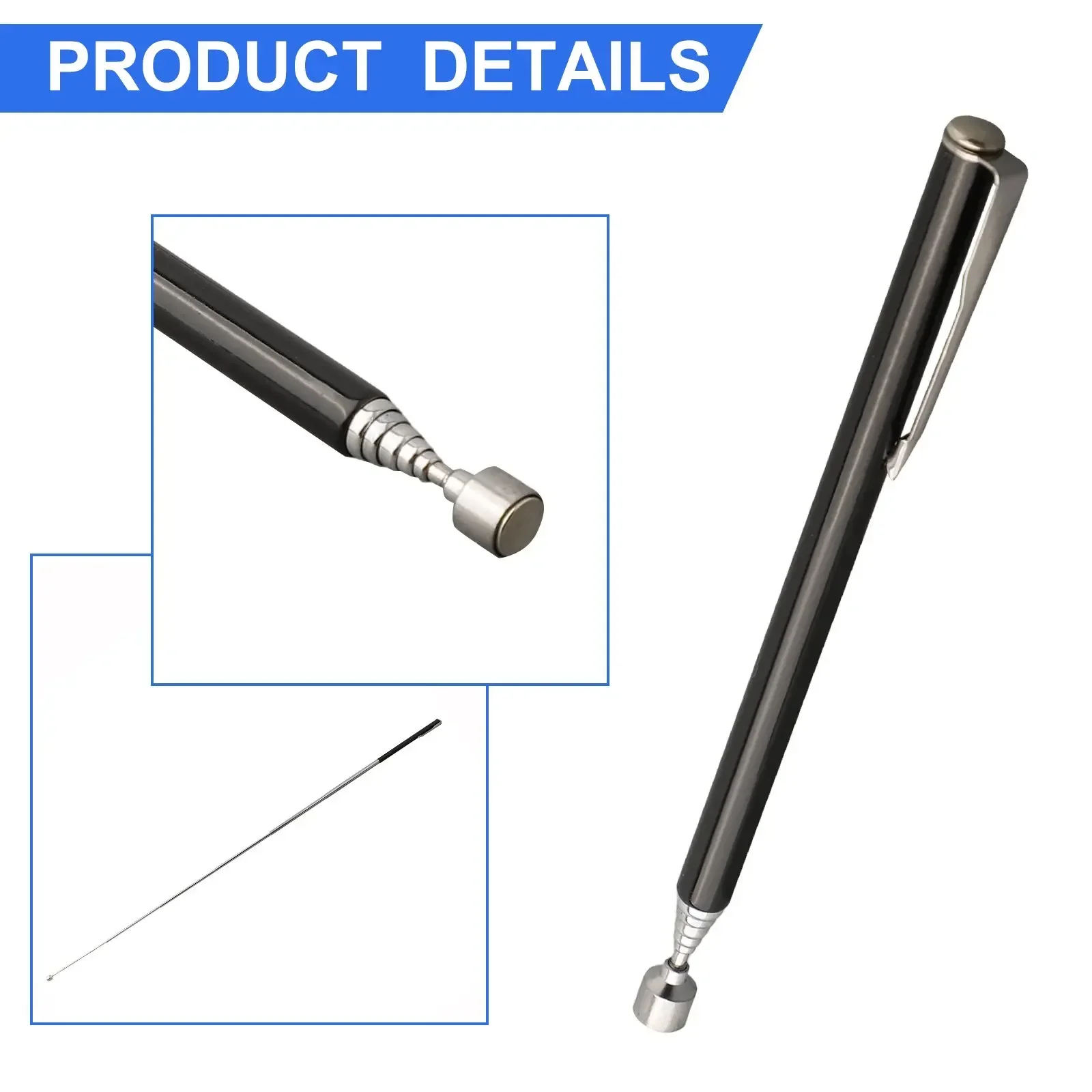 Карманный зажим сильный магнитный звукосниматель серебристый 1 5 фунта 12 5-65 см