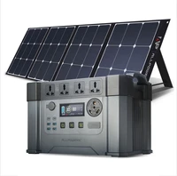 allpowers solar generator 2400w powerstation%ef%bc%88650w solar input 1500w ac input mppt%ef%bc%89mit 200w foldable solarpanel for outdoor rv