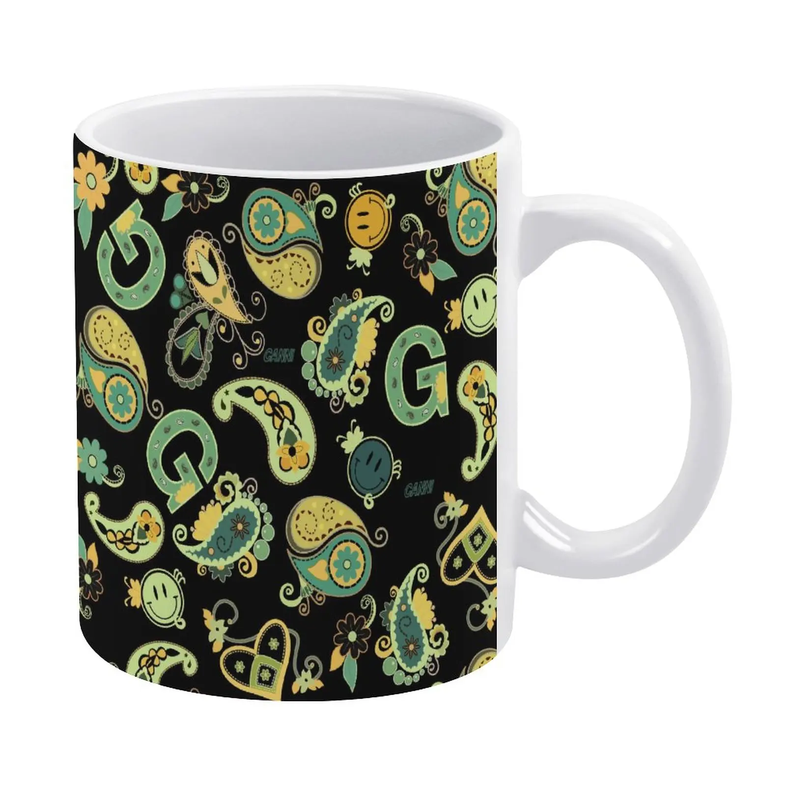 

Easter Art Mug Vintage Print Cafe Mug Wholesale Kawaii Porcelain Cups