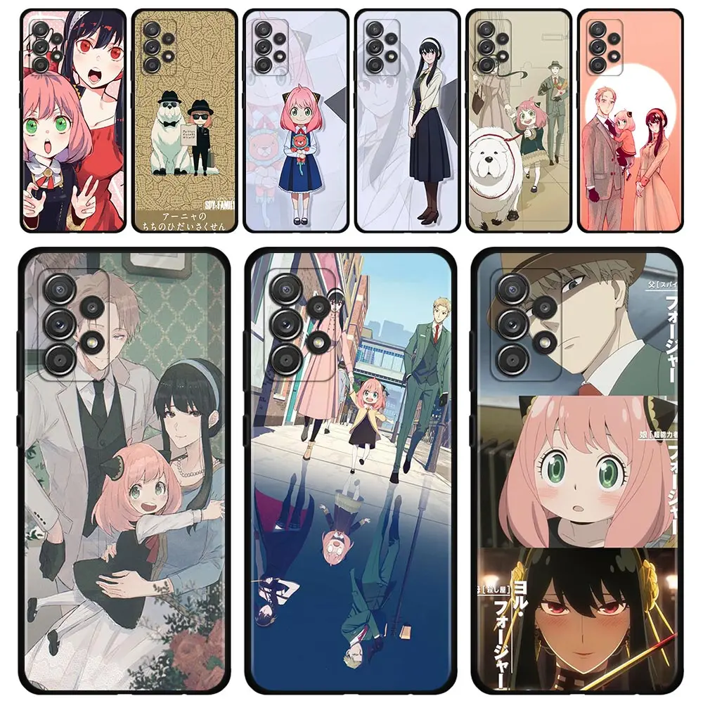 

For Samsung Galaxy A71 A51 A41 A12 A21s A23 A52 A72 A22 A02s A03s A52s A53 A73 A32 A33 A13 Case Spy×Family Yor Anya Women Girl