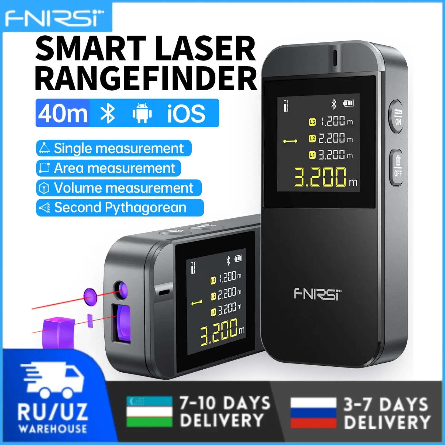 

FNIRSI IR40 лазерный дальномер