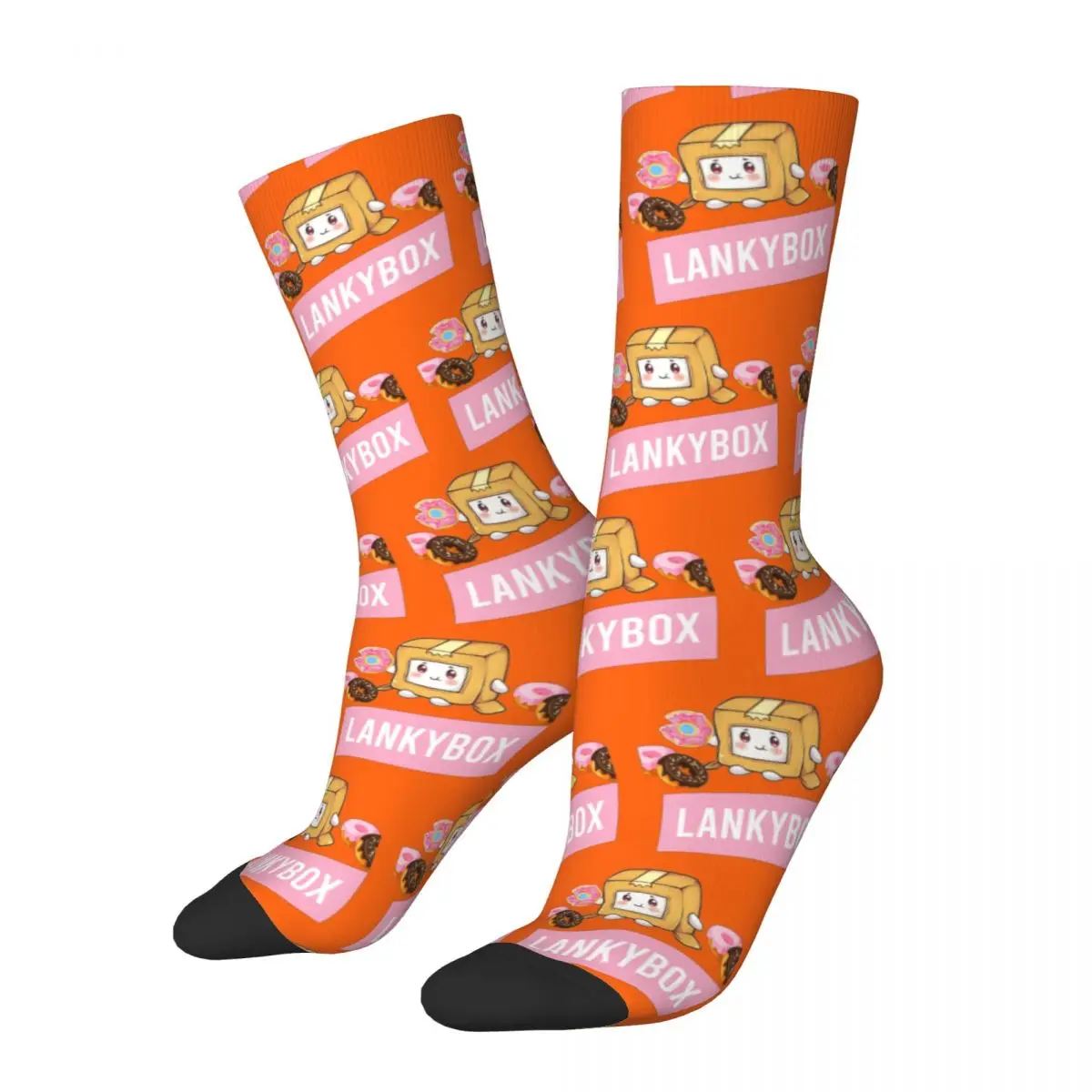 

Cute Lankybox Socks Girl Women Super Soft Casual Lanky Kawaii Boxy and Foxy Socks Winter Middle Tube Socks Christmas Gift Idea