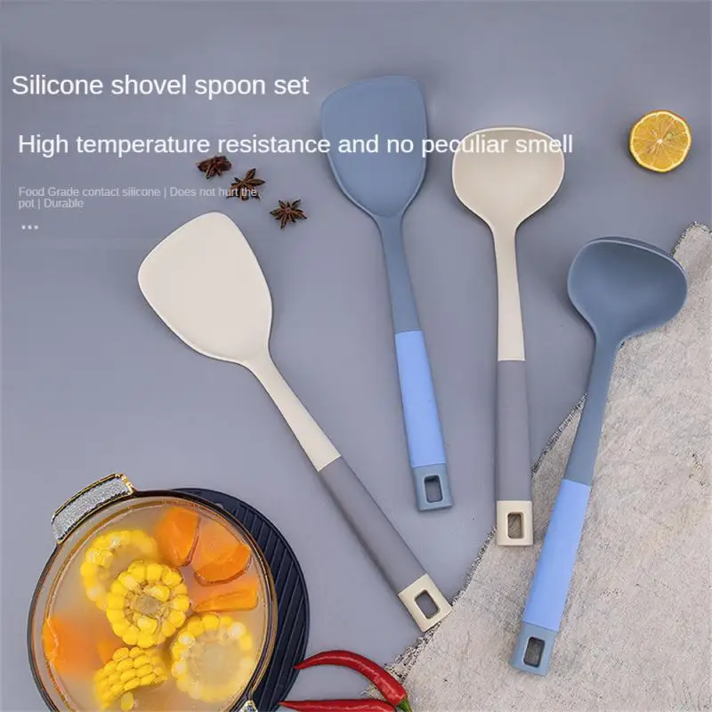 

Non-stick Spatula Easy To Clean Not Hurt The Bottom Of The Pot Food Grade Silicone No Odor High Temperature Resistance Durable