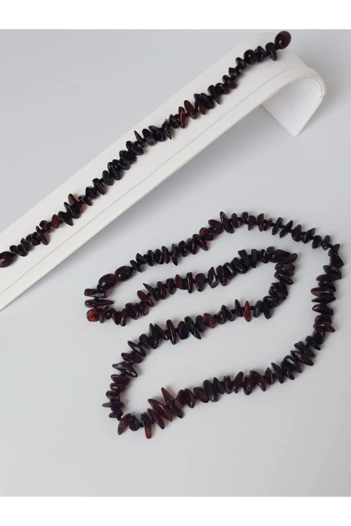 

Женская модная бижутерия, ожерелье и браслет цвета янтарной вишни