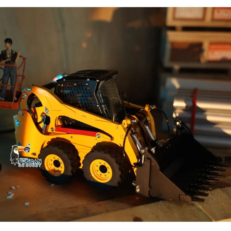 LESU 1/14 металлический Aoue LT5H RC погрузчик колесный мини-погрузчик гидравлический