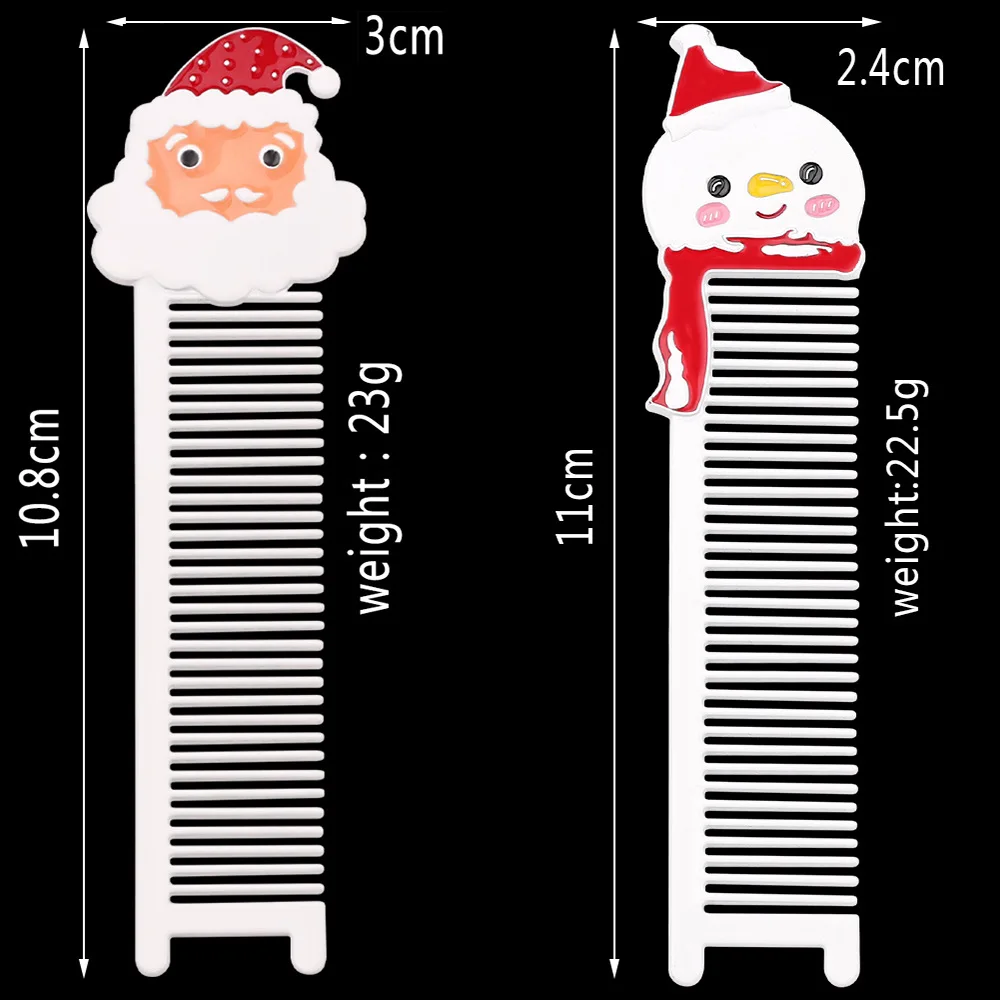 

Cartoon Cute Christmas Snowman Comb Hair Comb Company Event Gift Giveaway Portable Hair Tool Girl Hair Brush Barber Comb
