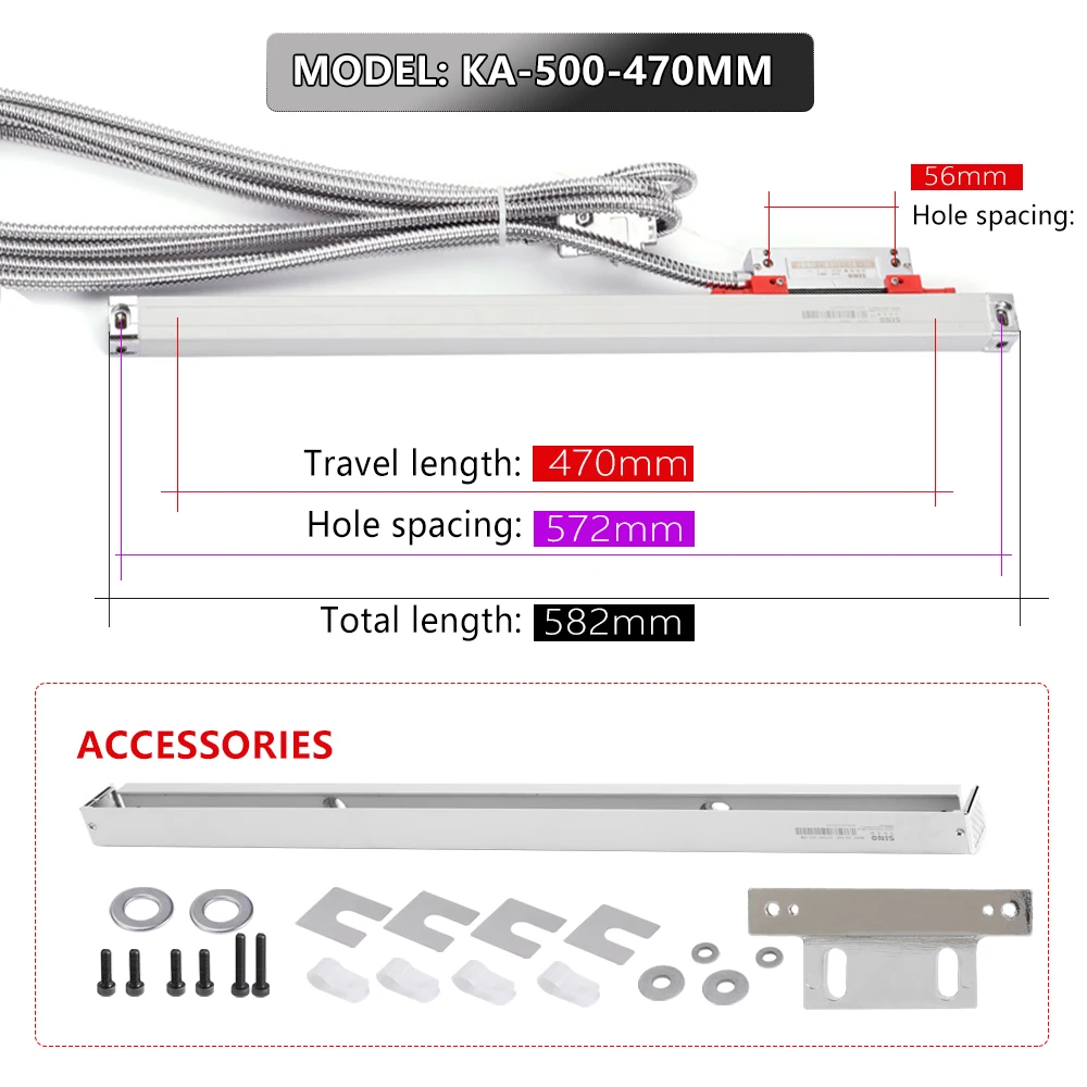

Линейная шкала SINO KA-500 70-420 мм