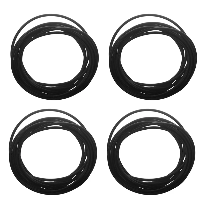 

4X Food Grade Silicone Tube Pipe Hose Tubing 5Mm,1M Black