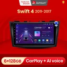 Автомагнитола Junsun, мультимедийный проигрыватель на Android 10,0, 4G, для Suzuki Swift 4 2011-2017, автонавигация, стерео, GPS, без dvd, типоразмер 2DIN