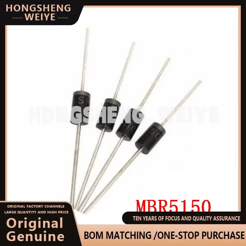 100% новинка 10 шт. SR5150 SB5150 MBR5150 диод Шоттки 5A 150 в доставка kostenнеудачника