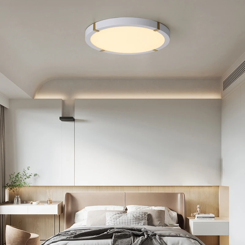Nordic Living Room Chandeliers Solid Wood LED Room Lights Si