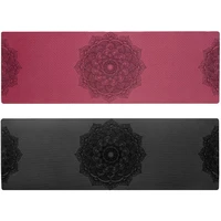 colormonochrome posture line tpe yoga mat non slip training dance environmental protection and sports fitness for yoga mat