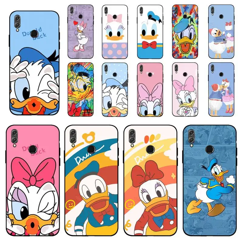 

Cartoon Disney Donald Duck Daisy Phone Case for Huawei Honor 10 i 8X C 5A 20 9 10 30 lite pro Voew 10 20 V30