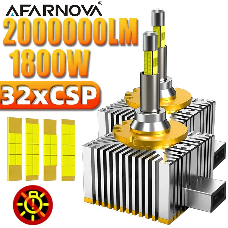 D1S D3S D2S D4S 360 светодиодные автомобильные фары HID ксеноновые 1:1 лампы CSP комплект