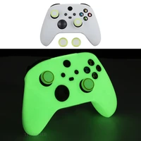 soft silicone case for xbox series xs gamepad green glowing%c2%a0cover for xsx controle glow protector%c2%a0 for xbox one series joystick