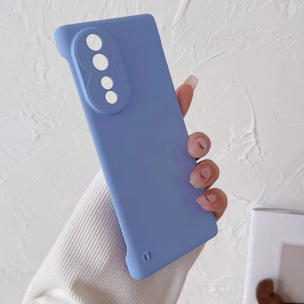 

Frameless Case for Huawei Honor 80 Pro SE Armor Shockproof Hard PC Comfortable Luxury Phone Cover Honor80 Honor80Pro Honor80SE