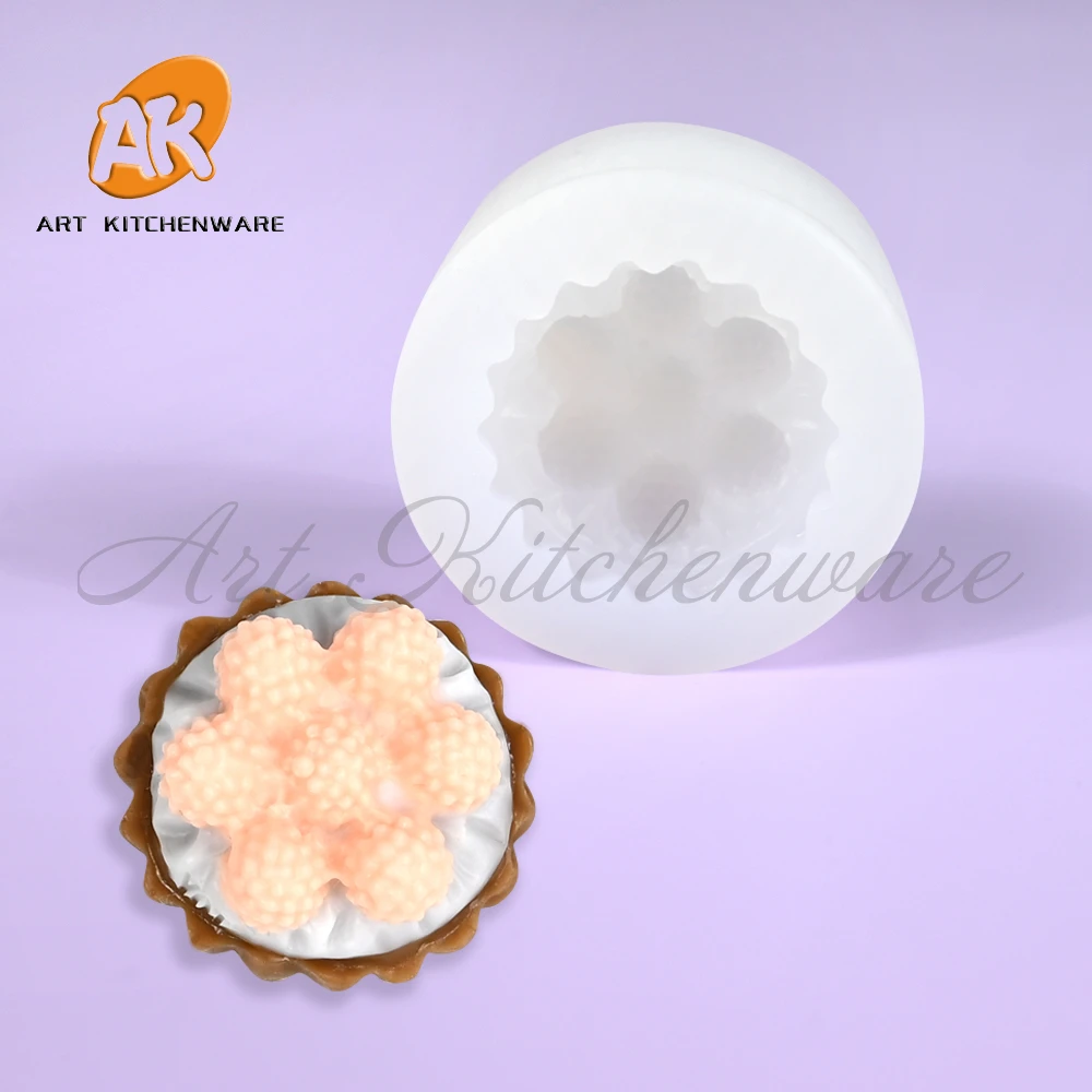 Силиконовая форма для малины воск мыла смолы сжимаемая изготовления игрушек