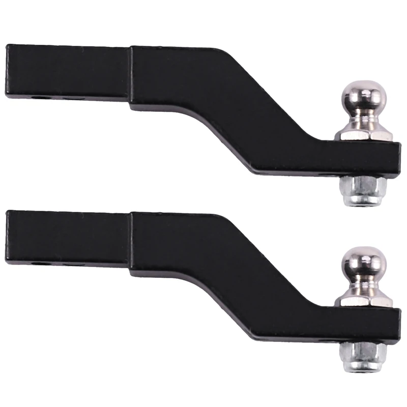 

2X Металлический прицеп для радиоуправляемого автомобиля, крючок, сцепное устройство, приемник для 1/10 RC Crawler TRX4 TRX-4, крючок для заднего бампера, обновленные детали