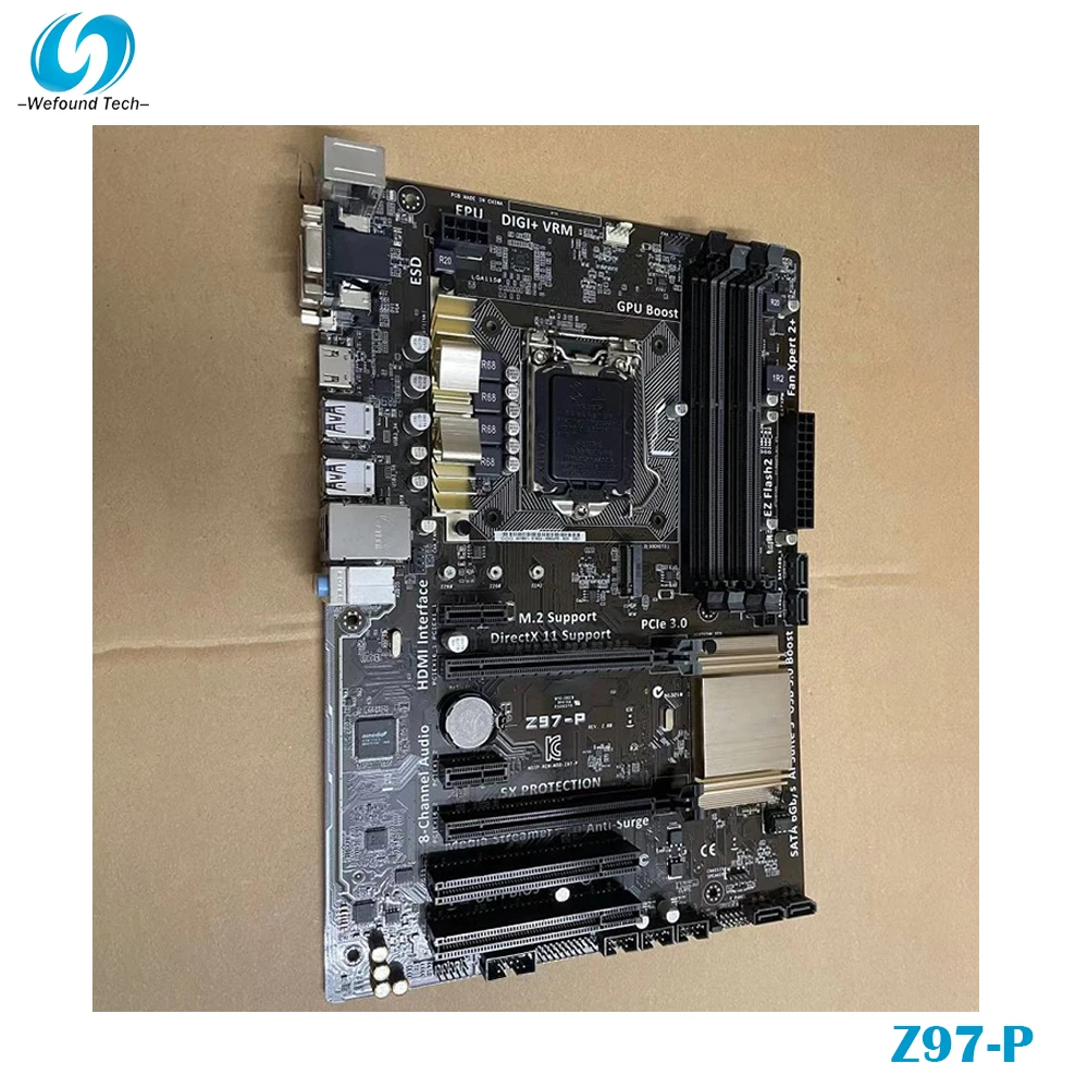 

Материнская плата для настольного компьютера ASUS Z97-P ATX, Intel Z97 1150, поддержка Core i7/i5/i3/Pentium/Celeron, высокое качество, полностью протестировано, быст...