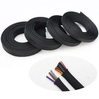 length 15m pet cable insulated braided sleeving data line protection wire cable flame retardant nylon tube