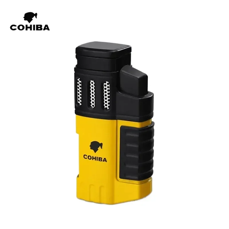 Зажигалка COHIBA высокая мощность синее пламя прижигание сигар прижигалка